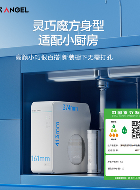 安吉尔净水器魔方Pro2900 反渗透厨房厨下过滤J3573-RO138