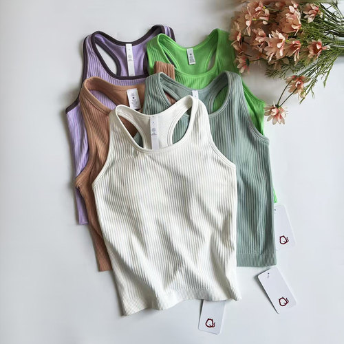 ebb背心~大弹力带胸垫防震