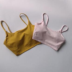 撸铁猫背心聚拢新款瑜伽运动内衣免穿低强度日常细肩带吊带经典女
