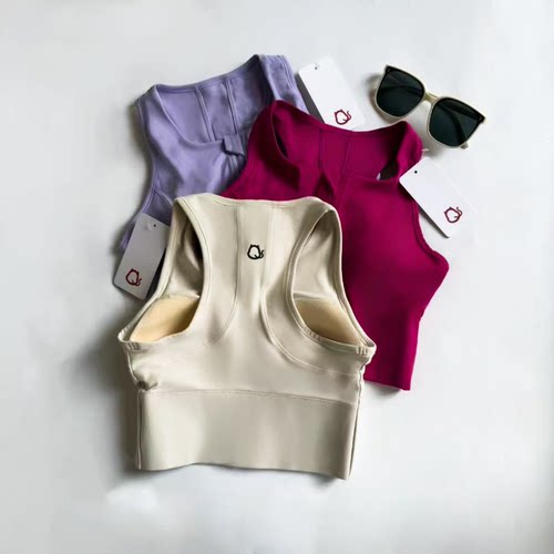 撸铁猫一体杯前拉链文胸