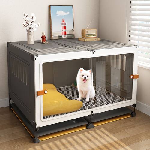 室内家用狗笼狗窝厕所一体小型犬