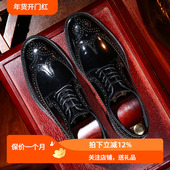 TRD意大利手工德比鞋 百搭 韩版 英伦风雕花皮鞋 男真皮布洛克休闲鞋