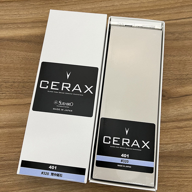 日本末广320目 荒目砥石 CERAX401 原装进口粗磨开刃磨刀石