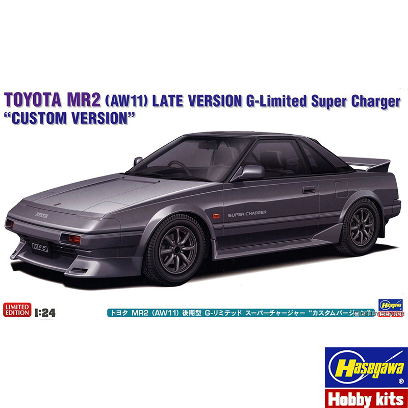 文华模型长谷川1/24 丰田 MR2 AW11后期G-机械增压