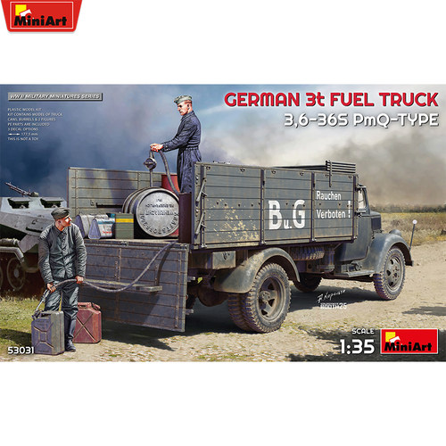 文华 MiniArt 1/35 德军3吨燃料运输卡车 3,6-36S PmQ型 53031