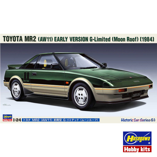 文华 长谷川1/24 丰田MR2 (AW11) 前期型 月亮顶 拼装模型 21151