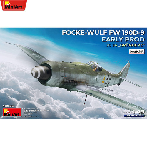 文华模型 MINIART 1/48 德国Fw 190D9 早期型 JG54中队 48035