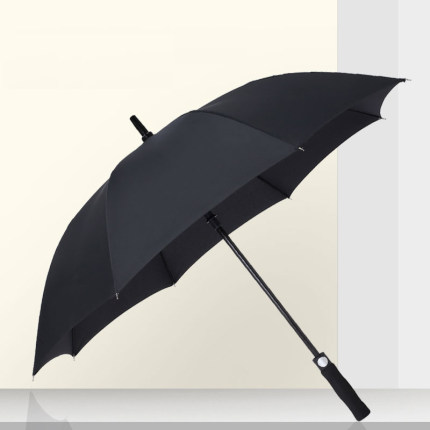 大号双人纤维骨长柄雨伞定制logo广告伞印字图案标志礼品伞定做