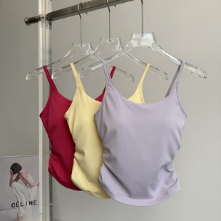 运动内衣女防震聚拢美背瑜伽服背心跑步健身文胸一体式吊带胸衣