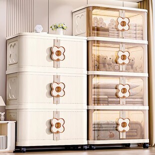 日本进口MUJIE免安装 衣服收纳柜子多层储物柜宝宝婴儿衣柜置物柜