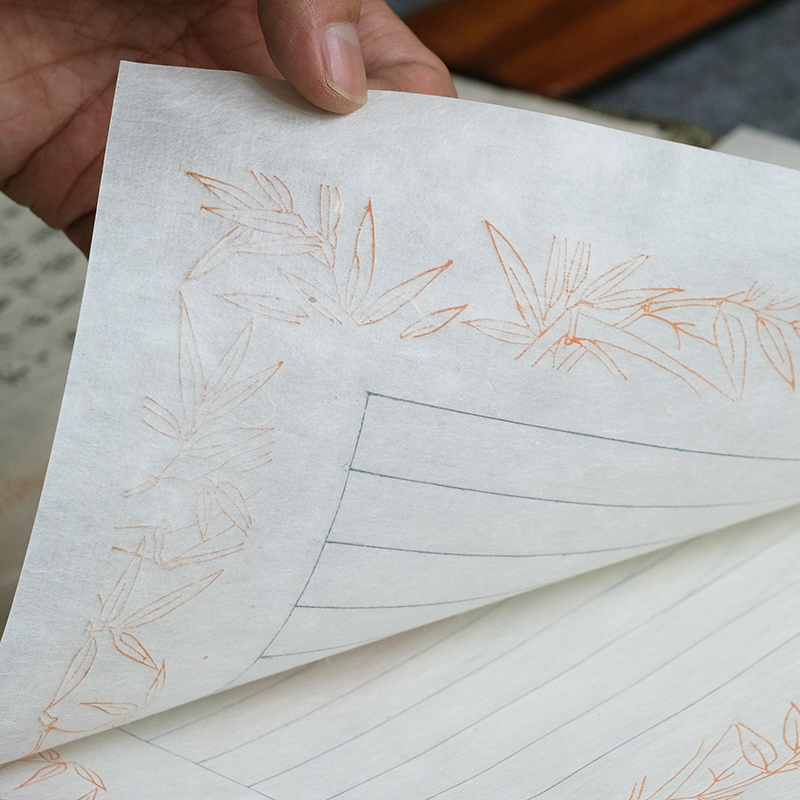 器曰文房四寶宣紙毛筆書寫