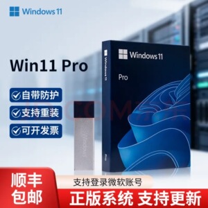 正版Windows11专业版系统u盘彩盒电脑重装win10Pro零售版retail