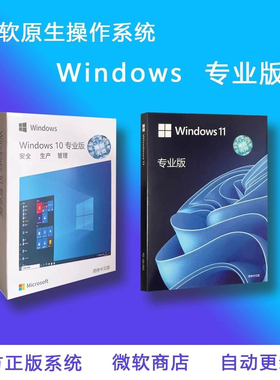 正版Windows11专业版系统u盘彩盒电脑重装win10Pro零售版retail