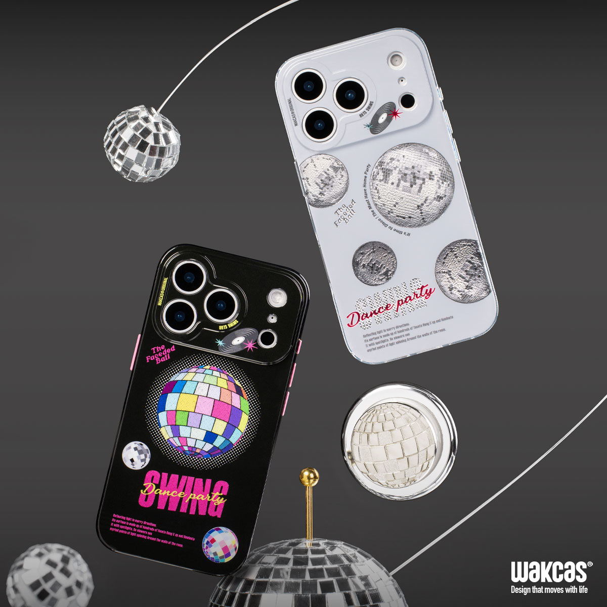 disco苹果17壳苹果16promax手机壳新款磁吸小众炫酷原创设计个性适用iphone17promax保护套潮苹果16pro壳防摔