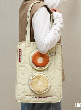 贝果电脑包原创设计小众个性潮流软电脑包充棉14寸平板电脑16寸笔记本电脑保护套包包斜背多功能电脑包