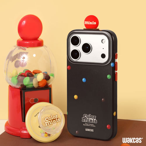 mini糖豆苹果16壳苹果15promax手机壳新款磁吸小众立体原创个性适用iphone15promax保护套潮苹果16pro壳防摔
