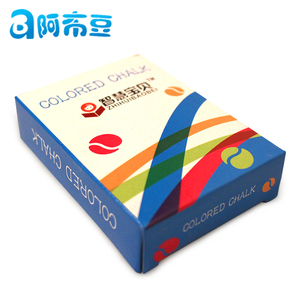 环保微尘粉笔 6色粉笔 儿童画板 黑板专用配件12支装