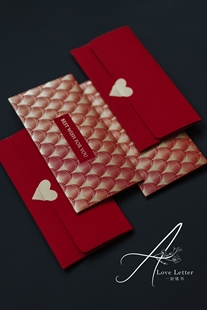 一封情书千元结婚大红包袋百元婚礼烫金利是封生日乔迁新年爱心