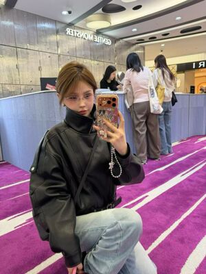 MIDO家 2026新款韩版时尚百搭显瘦高级感气质立领皮衣外套女夹克