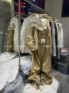 MIDO家 2026夏季新款韩版时尚百搭显瘦牛仔挂脖马甲+阔腿裤两件套