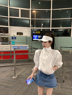 MIDO家 2026春韩版时尚百搭显瘦气质抽绳显瘦短款百搭防晒冲锋衣