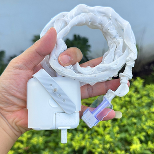 适用苹果MacBookpro M3 M4笔记本Air壳30W 70W充电器数据线保护套
