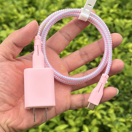 摩尔菲Mophie 30W充电器保护套iPhone苹果16 15 promax数据线绕绳