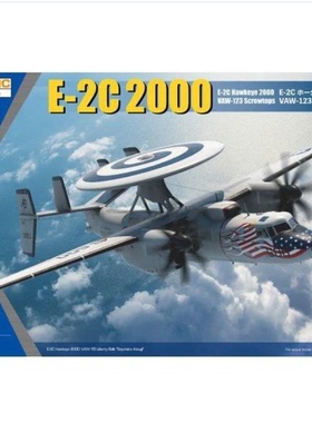 现货 Kinetic 1/48 E-2C Hawkeye 2000 VAW-123 组装模型 K48135