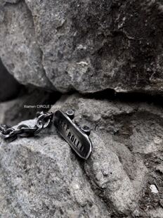 滑板吊坠项链手链 手工银 街舞嘻哈街头服饰搭配艺术男款暗黑设计