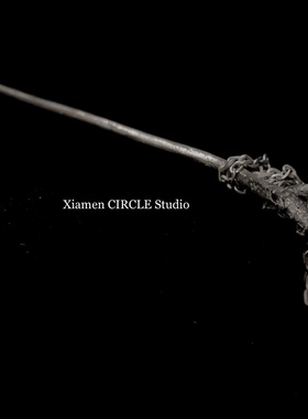 发簪小众设计师 纯银发簪订制 首饰设计品牌 2021aw