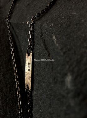 纯银独立设计原创暗黑打制吊坠