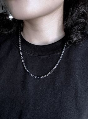中性风暗黑做旧街舞太角链非同款
