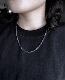 3.5MM太角链S925纯银链中性暗黑做旧街舞嘻哈非同款 粗链文艺型男