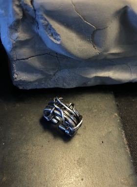 手工银尾戒 走秀款 非north work 非yohji 非Japan made in