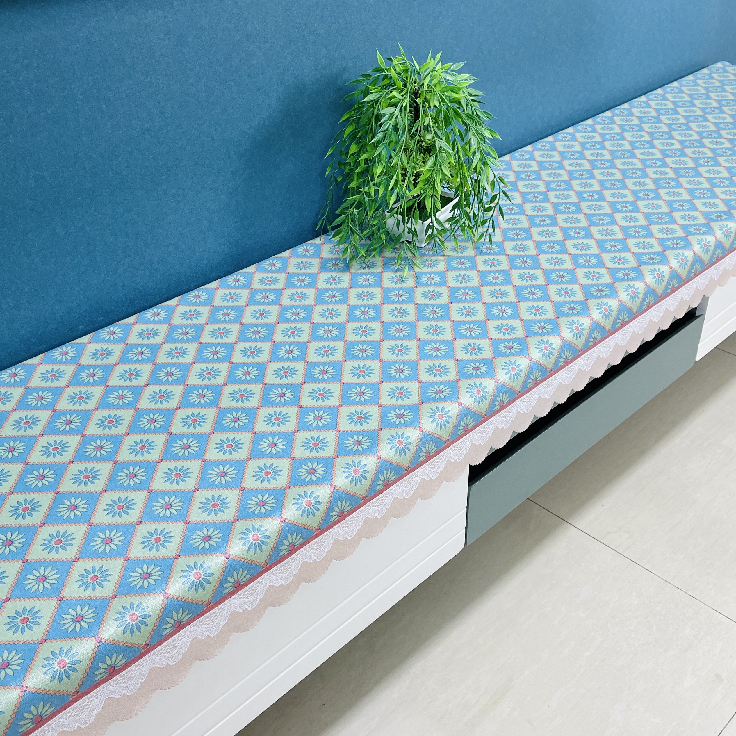 电视柜条几柜防水防油防尘桌布长方形电视机柜鞋柜保护垫长条桌布