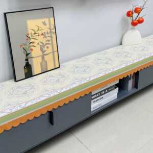 电视柜条几柜防水防油防烫桌布长方形电视机柜鞋柜保护垫长条盖巾