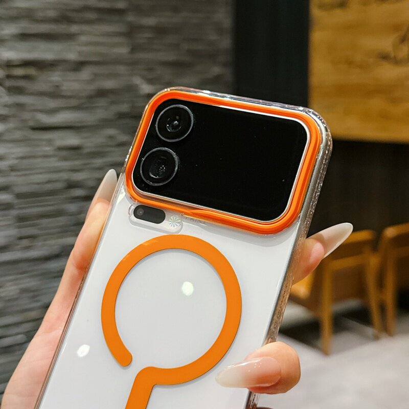 【不遮挡超广角】适用小米17promax手机壳新款xiaomi14Ultra超薄透明17pro问号磁吸硬壳15spro全包防摔保护套