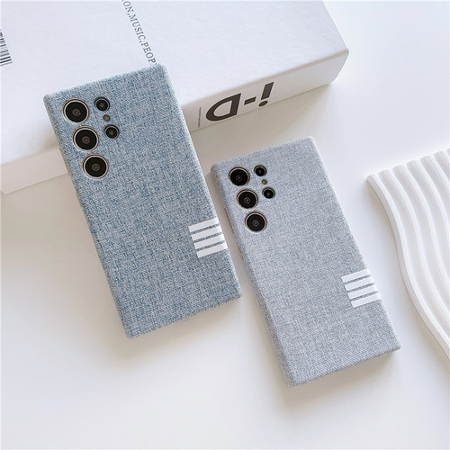 s24ultra新款亚麻布料手机壳