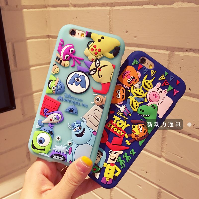 º«¹ú¿¨Í¨¶¯Îïiphone6sÊÖ»ú¿Ç8/XÁ¢Ìå¹è½ºÌׯ»¹û7plus±£»¤Ì×ÈíÍâ¿Ç