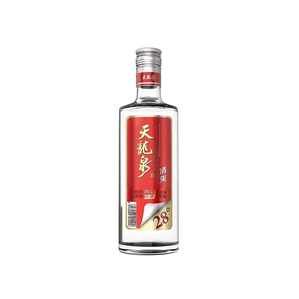 天龙泉清爽白酒28度500ml1瓶