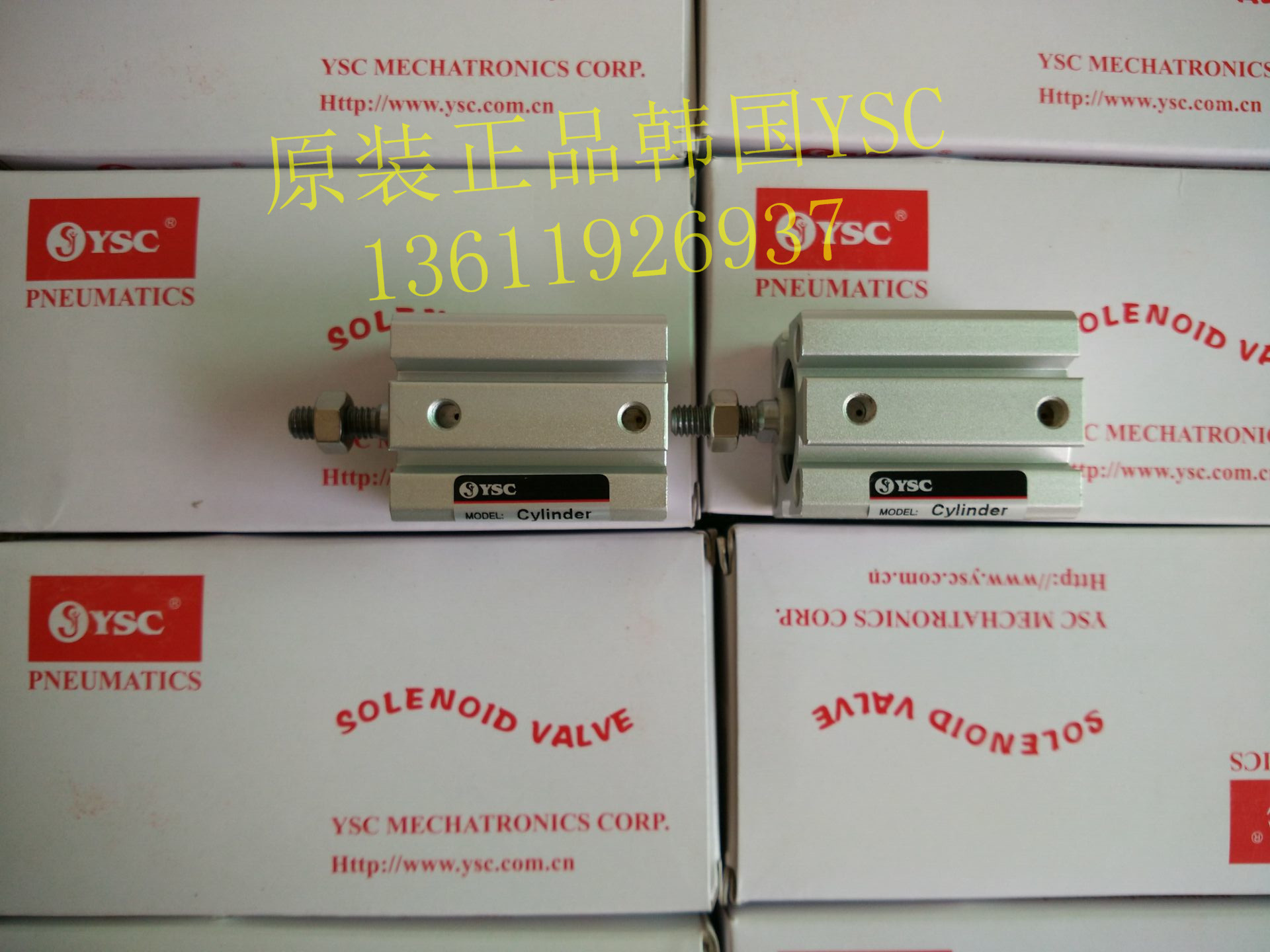 原装正品 韩国YSC YAQ2A20-25DM 标准薄型气缸