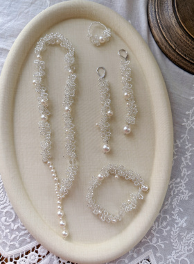 亦朵手作白月光系列串珠扭扭项链手链定制女礼物