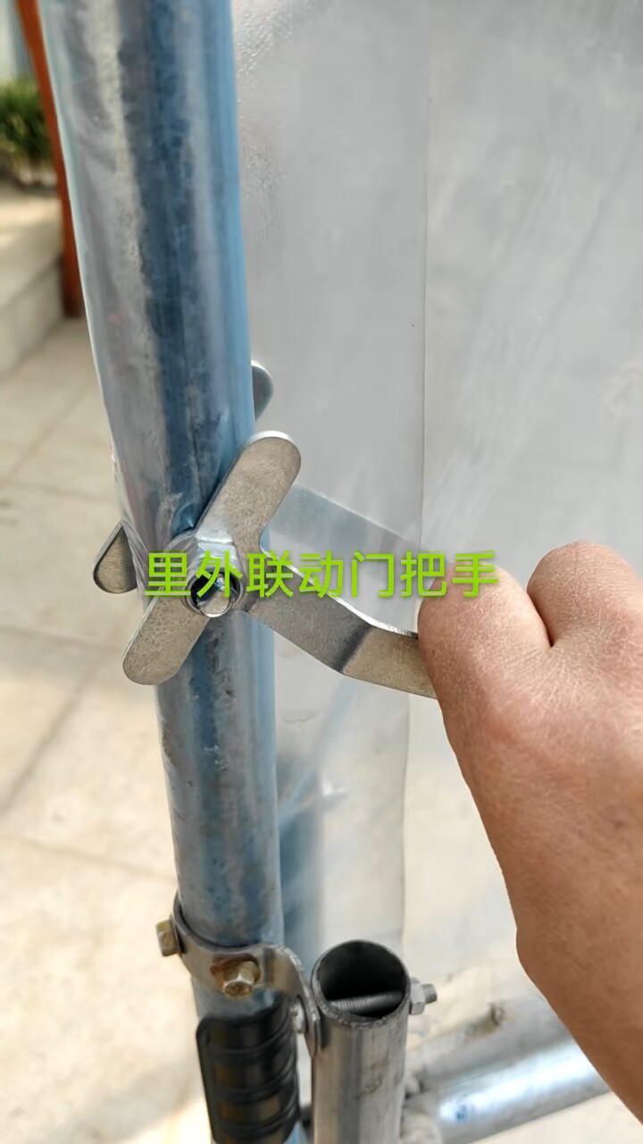 大棚门把手简易转动把手老式钢窗门把手车门把手老式门窗里外门锁