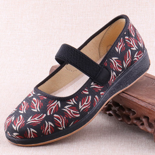 老北京布鞋女单鞋老太太鞋妈妈小脚老人防滑奶奶鞋31小码32 33 34