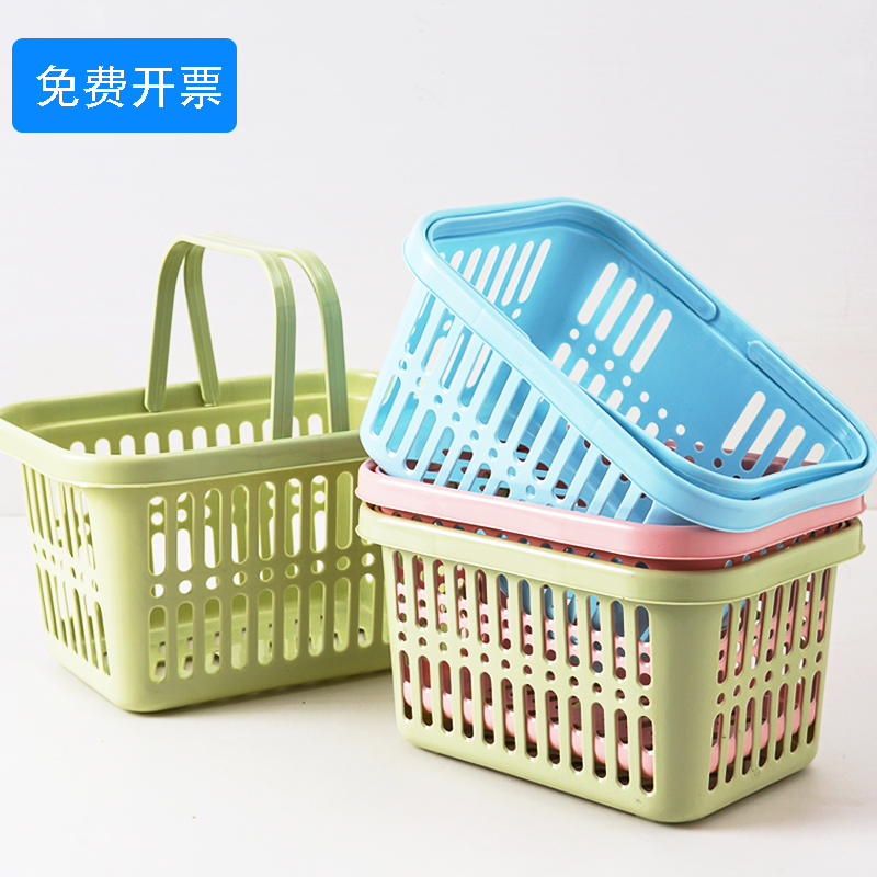 塑料小号加厚长方形篮子