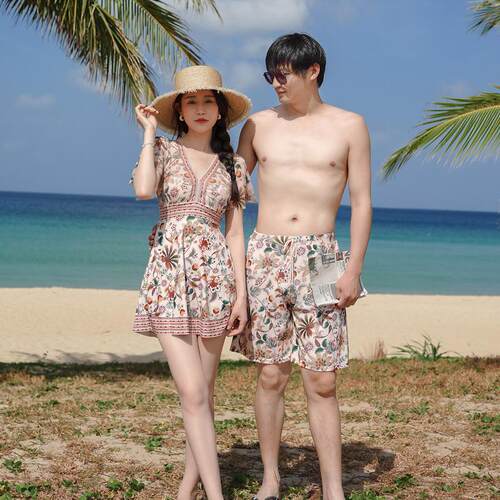 男女沙滩裤泳装游泳衣温泉奇海