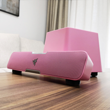 Razer雷蛇利维坦天狼星粉色定制音响 少男少女网红桌面台式机蓝牙
