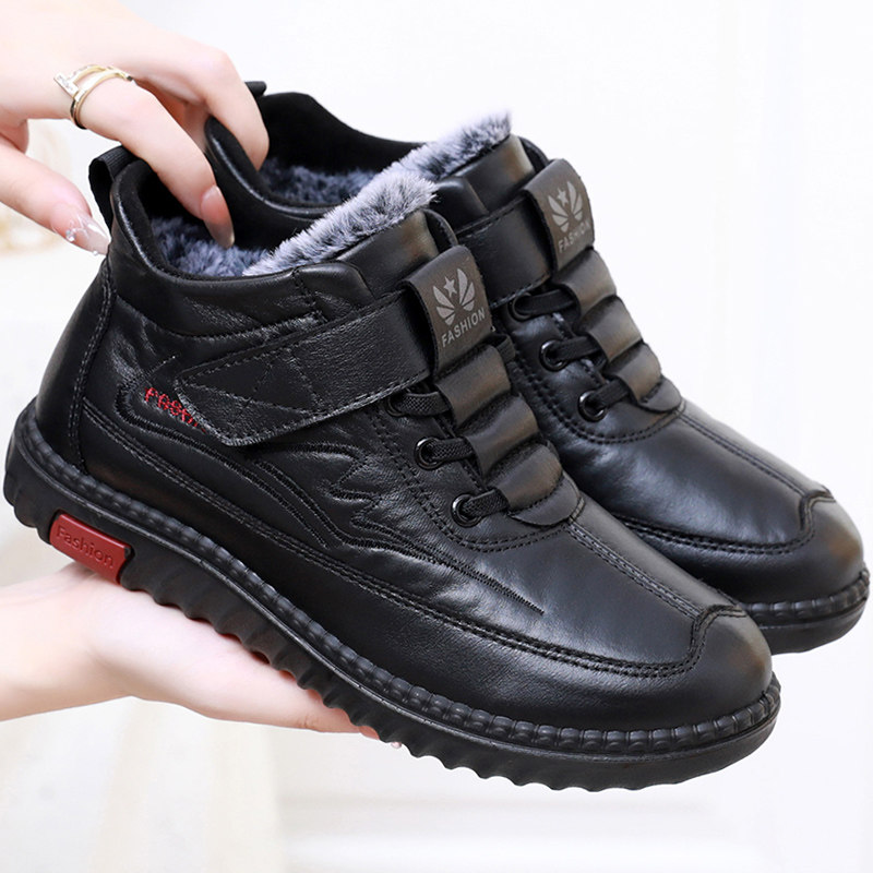 冬季老北京布鞋防水女棉鞋保暖加绒软底防滑轻便中老年妈妈棉靴子,女鞋,棉鞋,淘宝优惠券,粉丝福利购,淘宝优惠卷