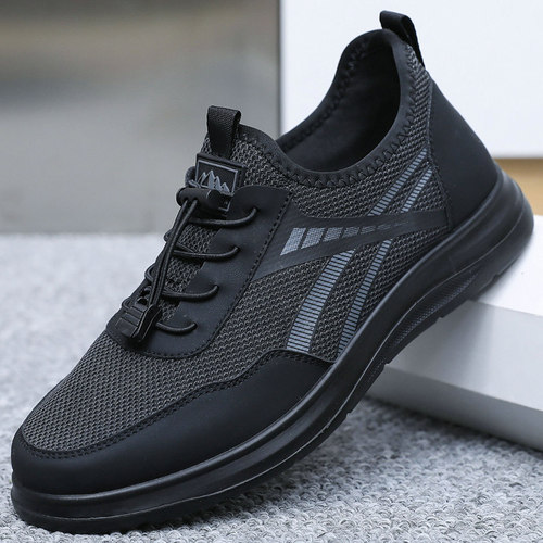 春秋新款老北京布鞋男单鞋软底防滑休闲中老年爸爸鞋宽松大码男鞋