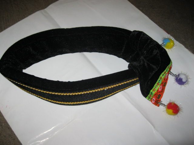 少数民族傣族男士头饰/舞蹈演出道具/服饰配件/彝族舞台表演帽子